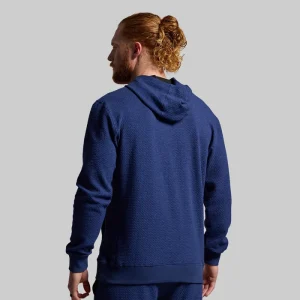 Alternative view of Men's Cloud Hoodie (Heather Midnight Blue)