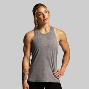 Alternative view of BP Premium Basic Twist Tank (Heather Grey)