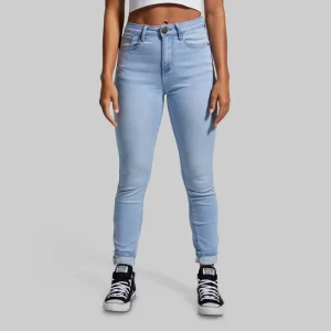 Alternative view of FLEX Stretchy High-Rise Skinny Jean (Light Wash)