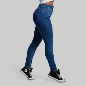 Alternative view of FLEX Stretchy High-Rise Skinny Jean (Mid Wash)