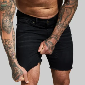 Alternative view of FLEX Stretchy Jort 7" (Black)