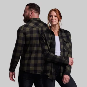 Woodsman Stretchy Flannel (Forest)
