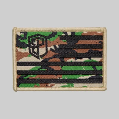 Born Primitive Velcro Flag Patch (Camo)