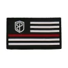 Born Primitive Velcro Flag Patch (Thin Red Line)