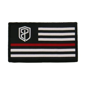Born Primitive Velcro Flag Patch (Thin Red Line)