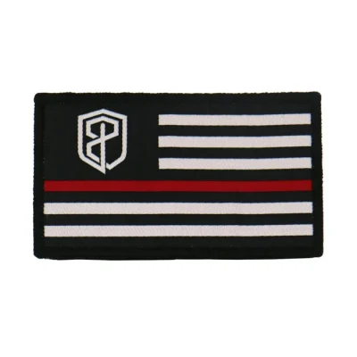 Born Primitive Velcro Flag Patch (Thin Red Line)