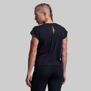 Alternative view of Give Me Liberty Muscle Tee (Black)