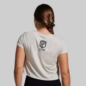 Alternative view of We The People Crop Tee (Tan)