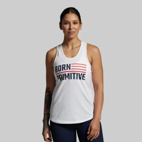 BP Flag Staple Tank (White)