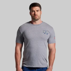 Alternative view of Driven Since '76 Tee (Heather Grey)