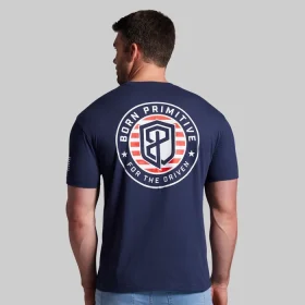 For The Driven Patriot Tee (Navy)