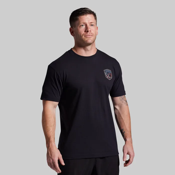 Liberty Shield Tee (Black) - Image 2