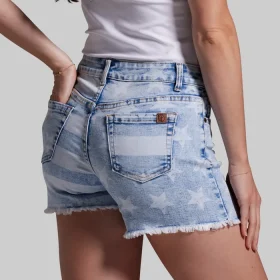 FLEX Stretchy Jean Short (Light Americana)