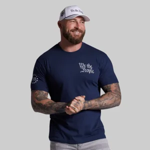 Alternative view of We the People 250th Tee (Navy)
