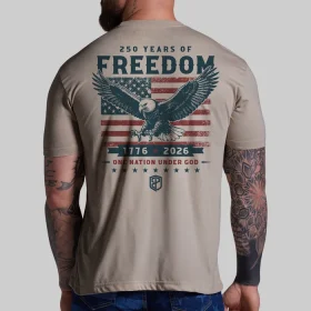 250 Years of Freedom Tee (Sandstone)