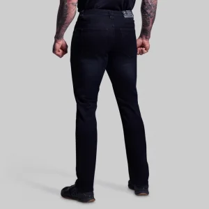 Alternative view of FLEX Recon Straight Leg Jean (Black)