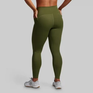 Alternative view of Synergy Legging w/ Pockets 2.0 (Olive)