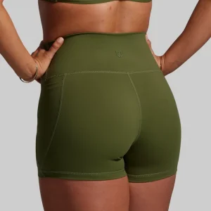 Alternative view of Synergy Short w/ Pockets 2.0 (Olive)